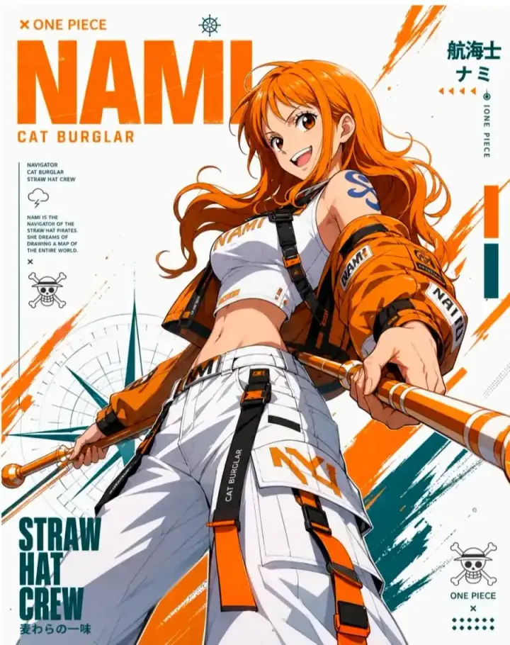 bg-One Piece Anime Poster AI Prompt